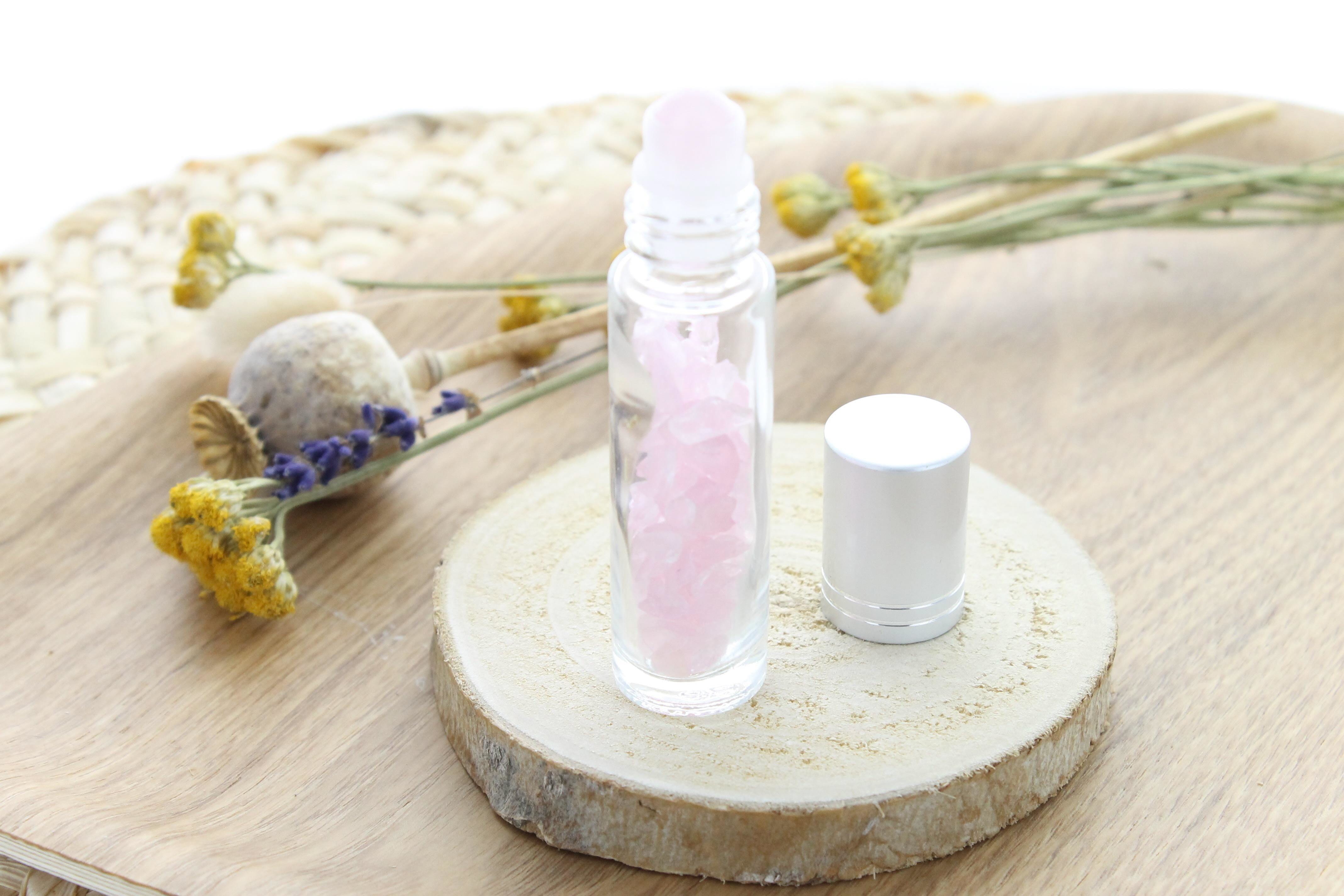 Roll-on huiles essentielles quartz rose