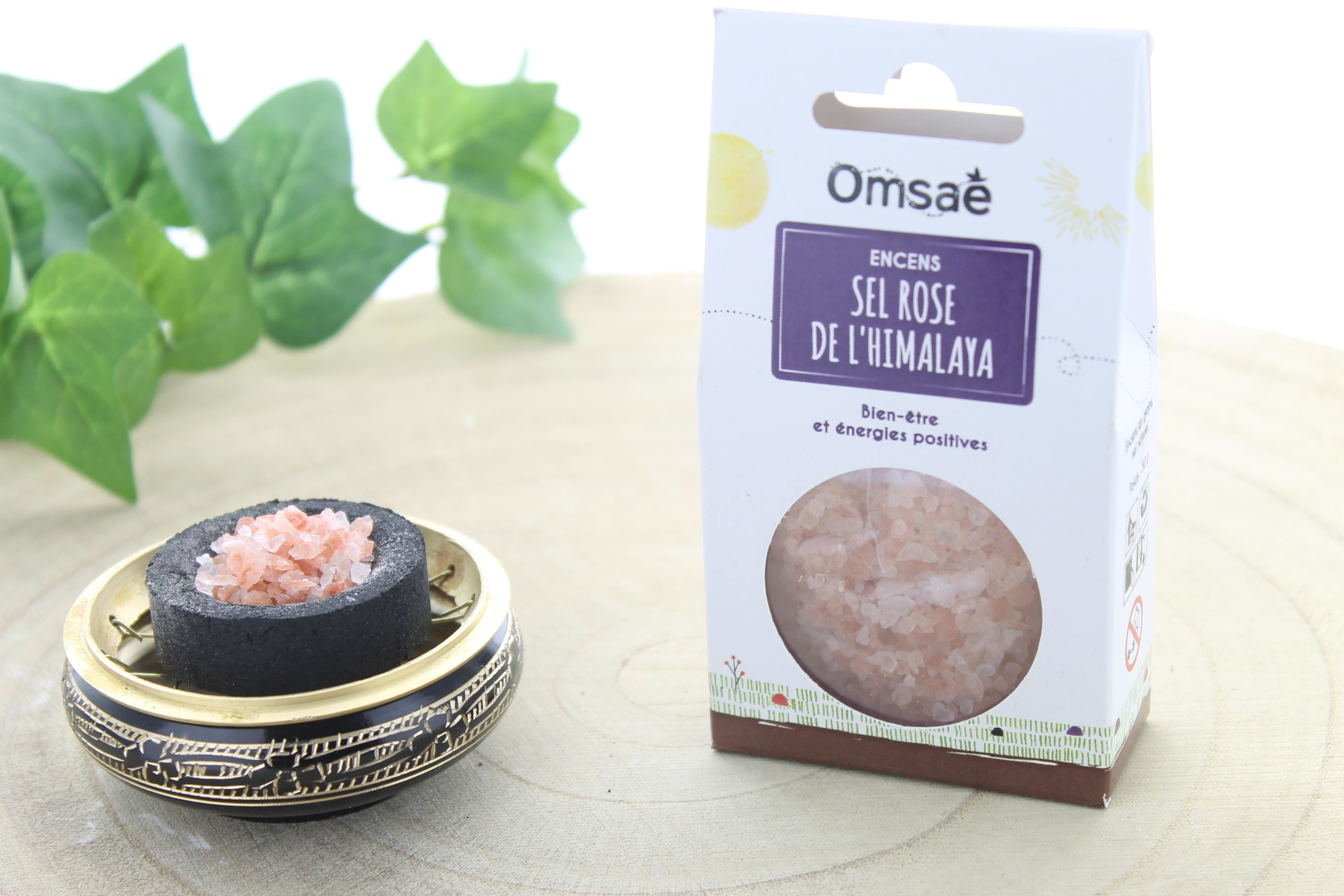 Encens en grain sel rose de l'himalaya