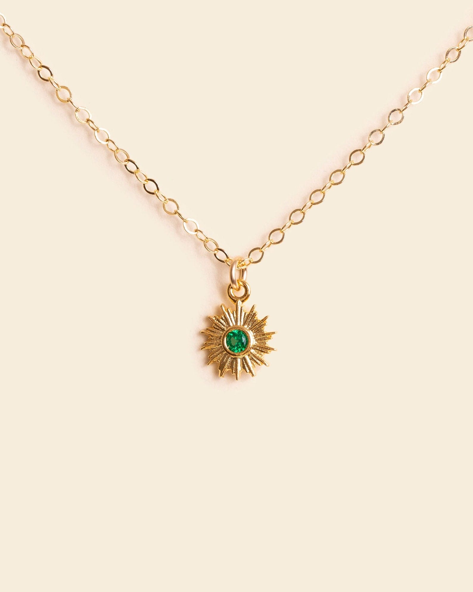 Pendentif emerald sun