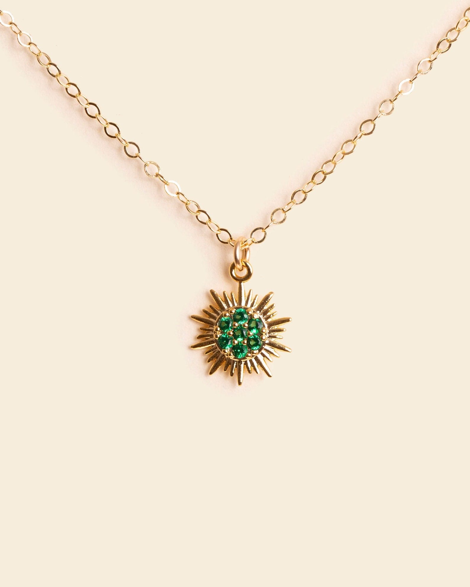 Pendentif soleil emerald sun n°2