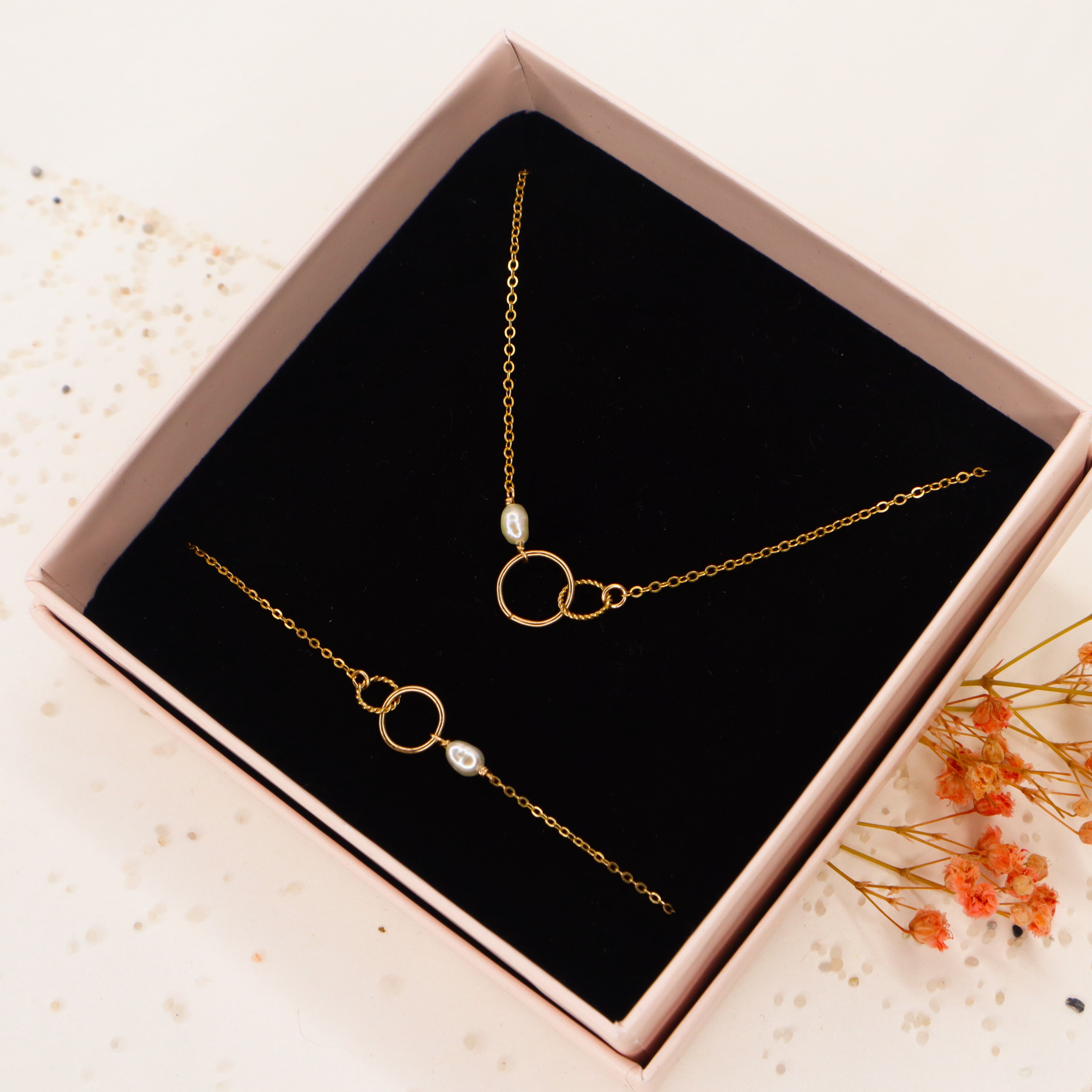 Coffret cadeau - collier et bracelet