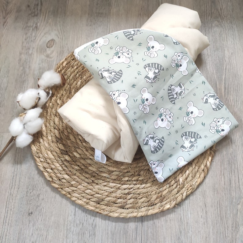 Topponcino en coton bio et housse koala