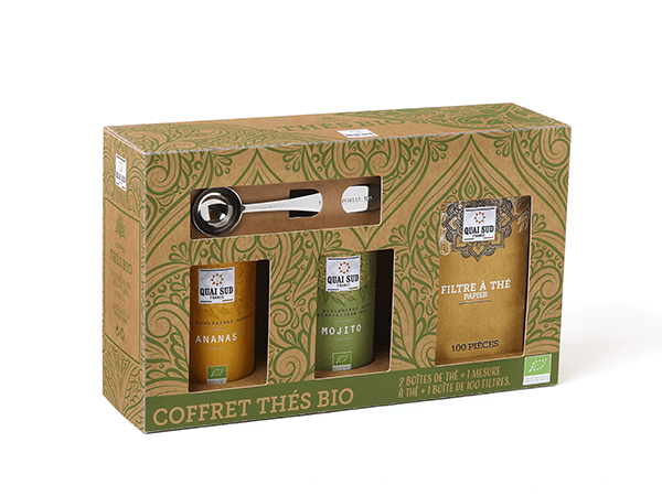 Coffret thés BIO (Mojito, Ananas)