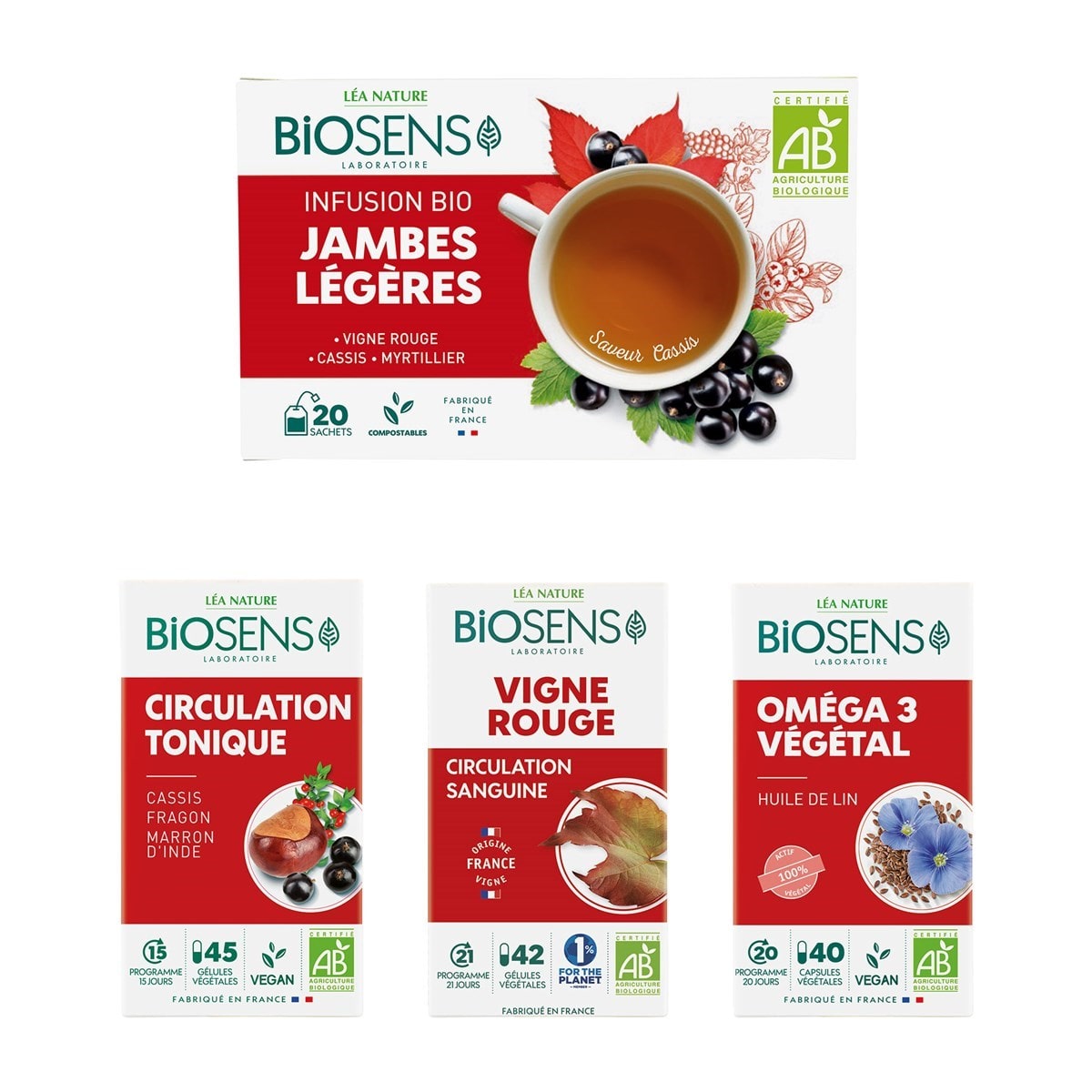 Ma routine bio jambes de gazelle biosens