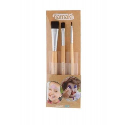 Set de 3 pinceaux de maquillage enfant