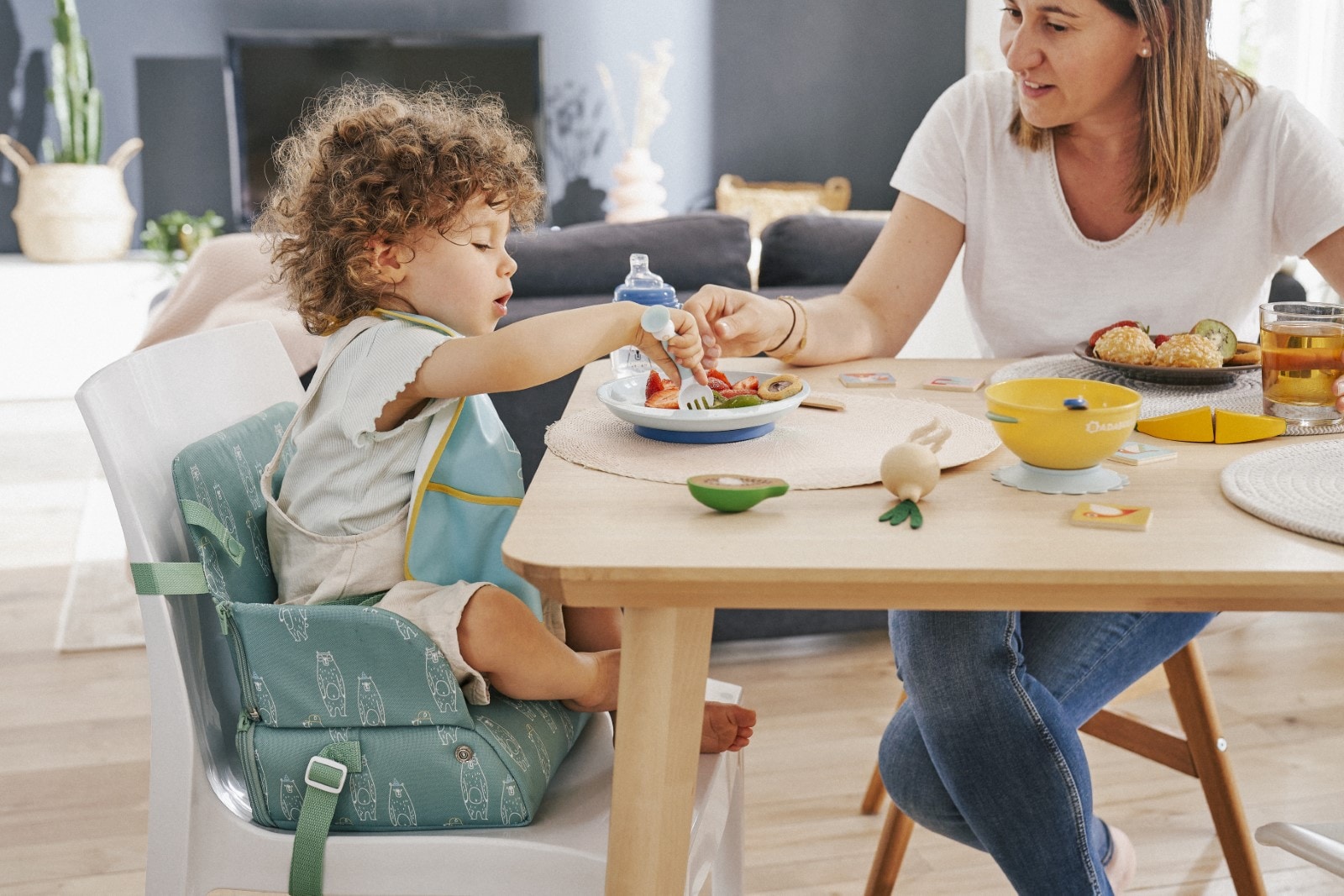 Réhausseur chaise bébé nomade ours