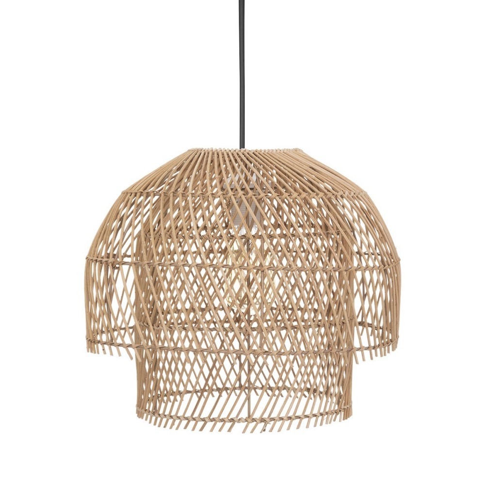 Suspension rotin kery naturel d38