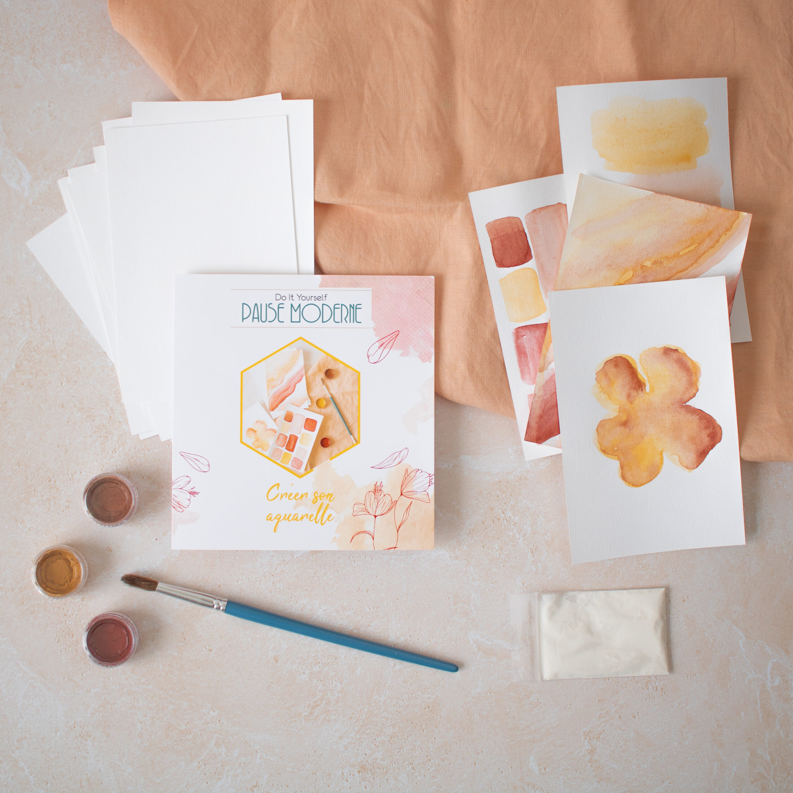 Kit diy - fabriquer son aquarelle