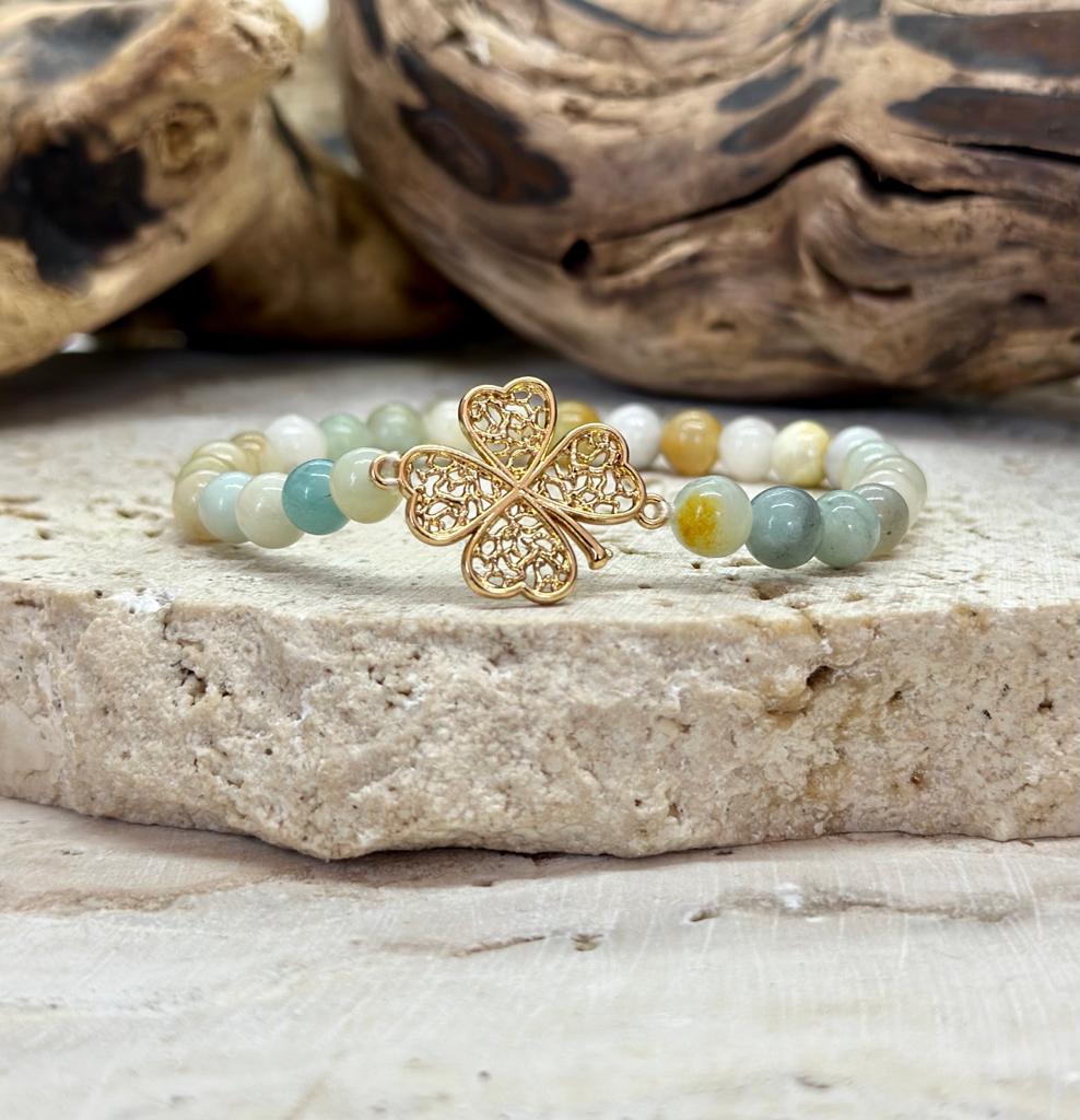 Bracelet chance en amazonite