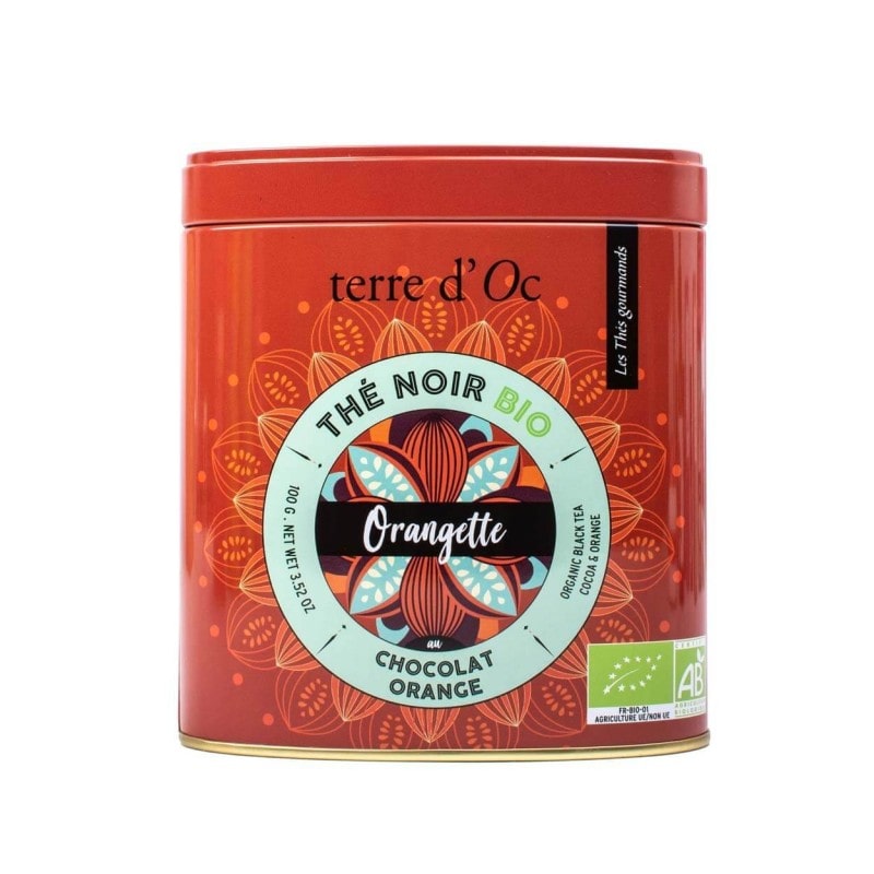 Thé noir bio saveur chocolat & orange