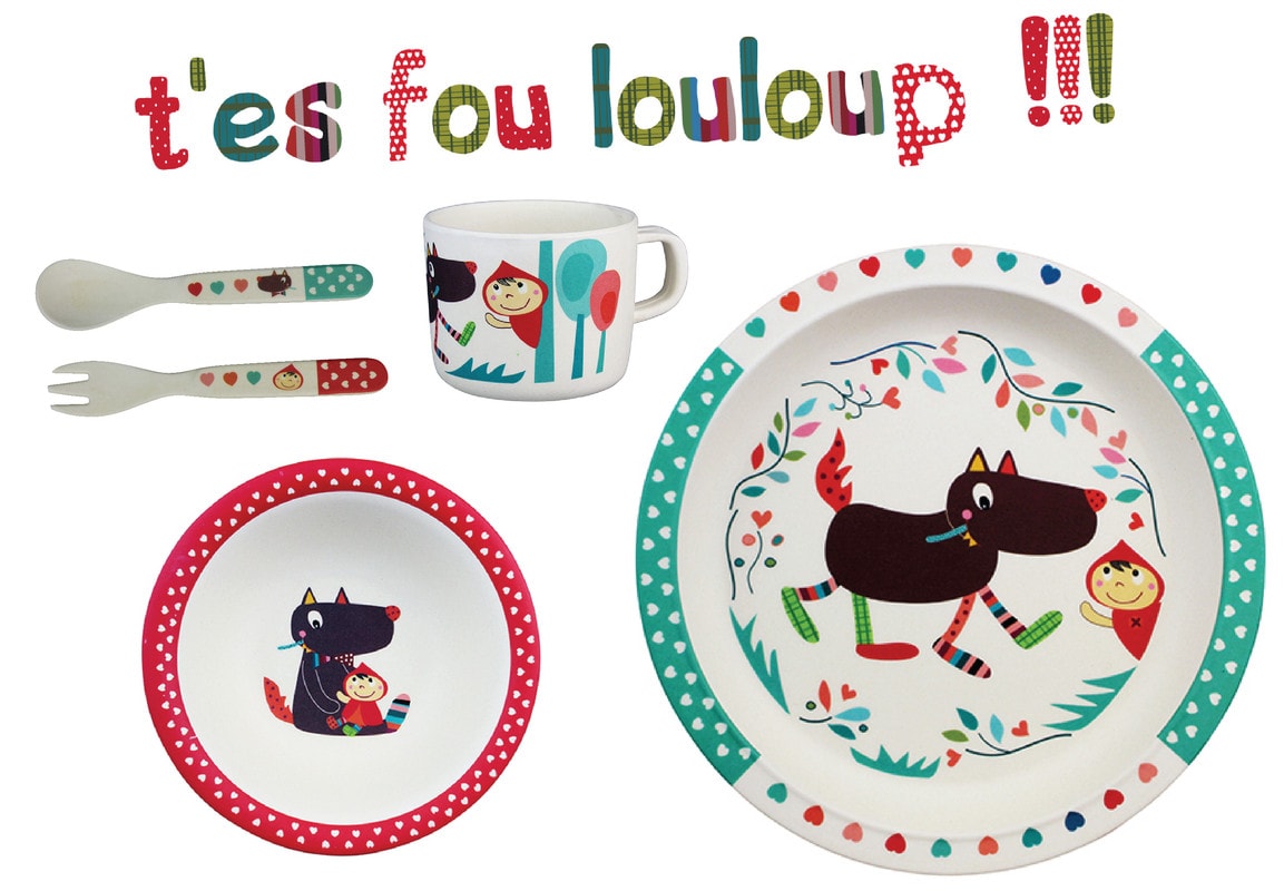 Coffret louloup mat set de 5 pieces