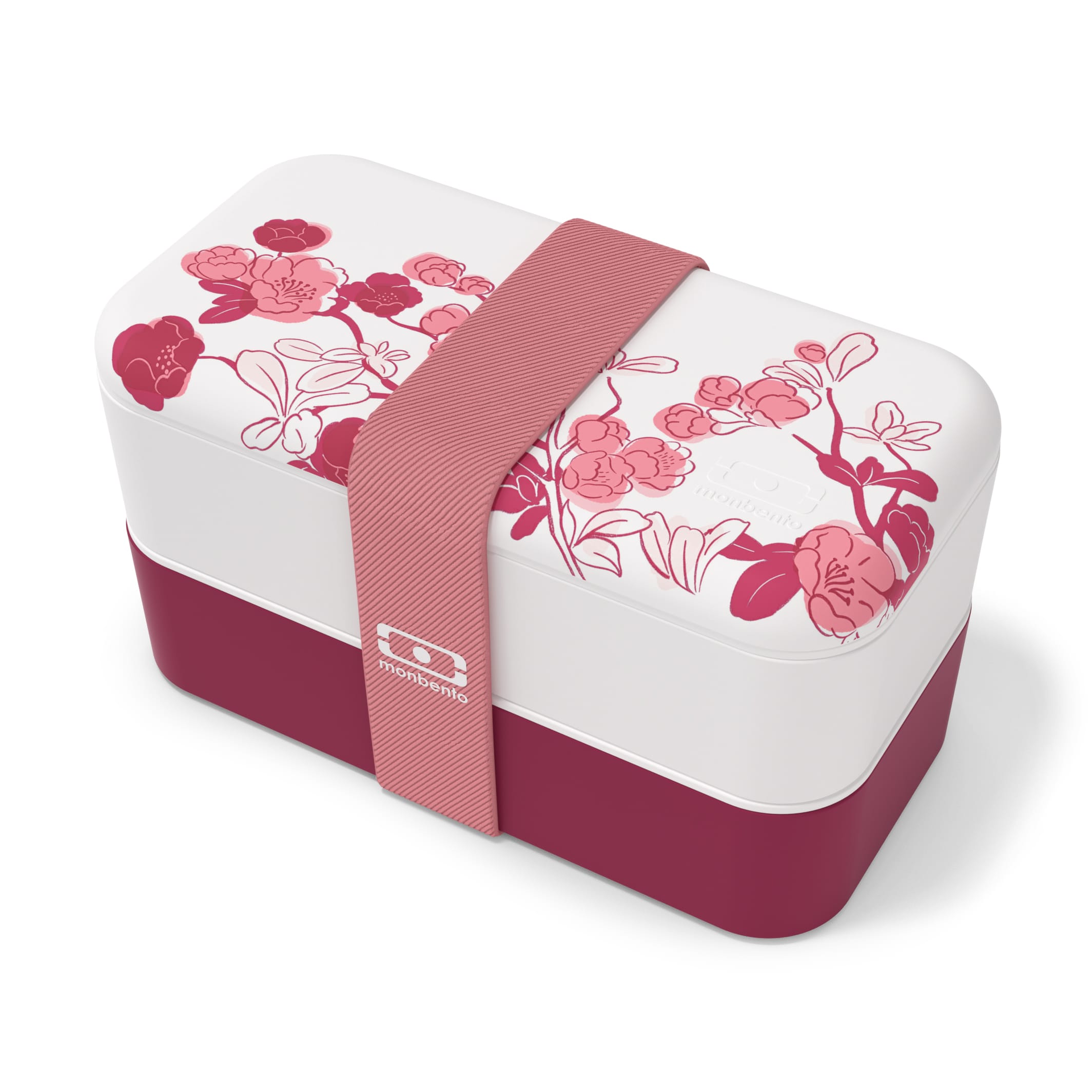 Lunch box rectangulaire 2x500ml magnolia