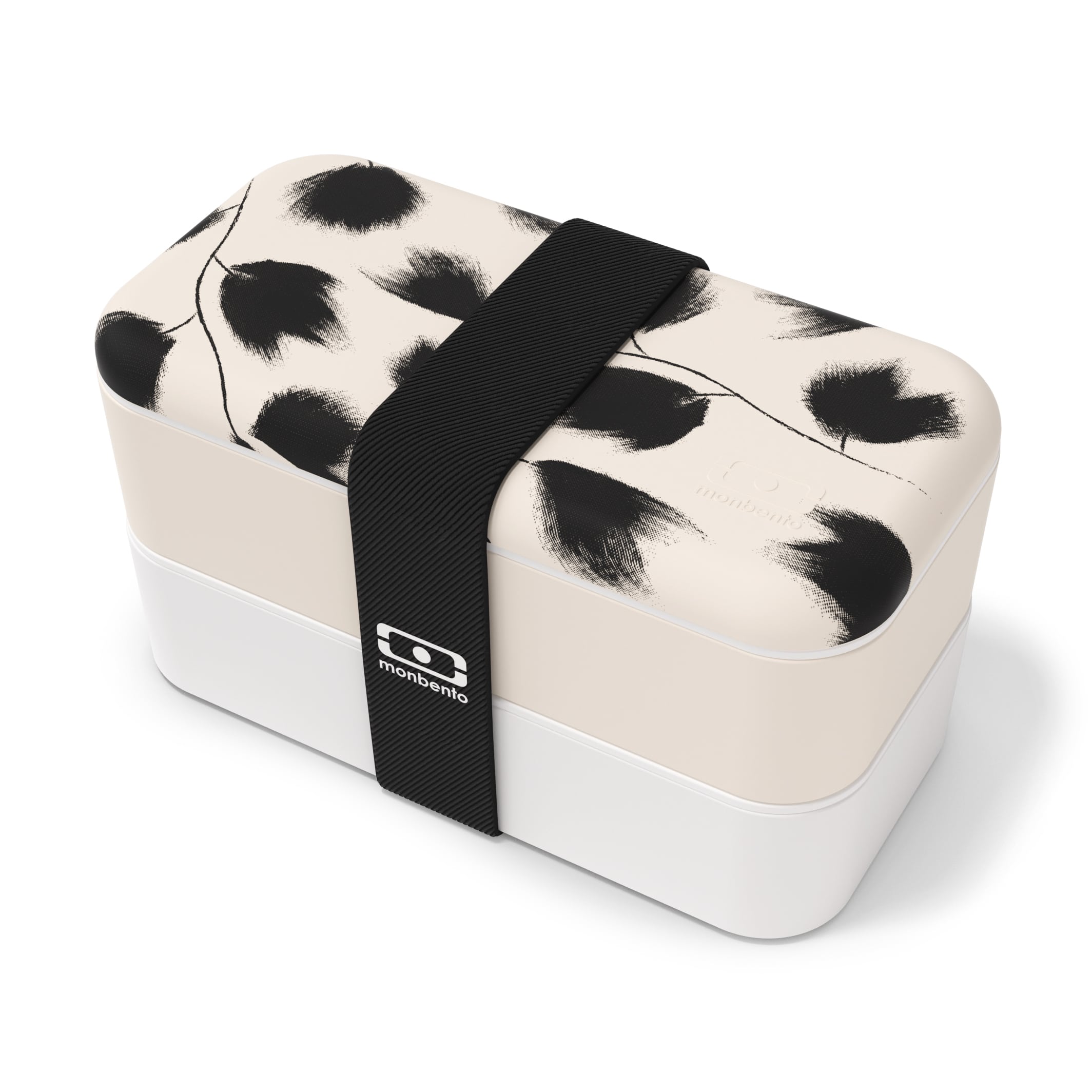 Lunch box rectangulaire 2x500ml plume