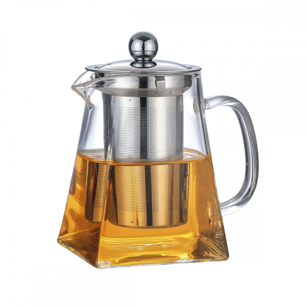 Theiere carree avec filtre inox 650ml