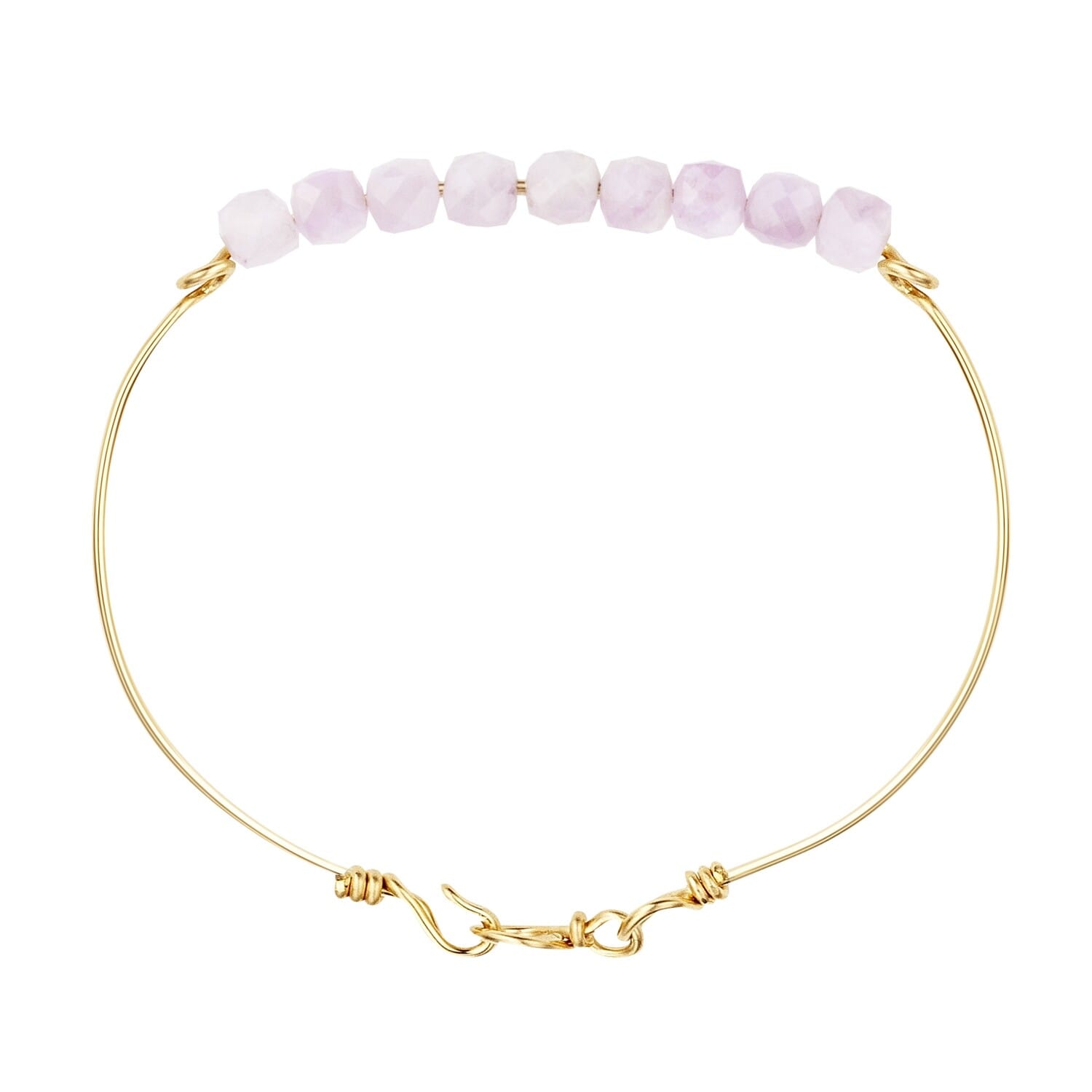 Bracelet kunzite & or (xs)