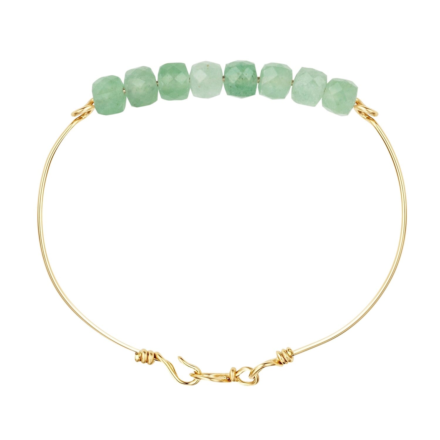 Bracelet aventurine & or (m)