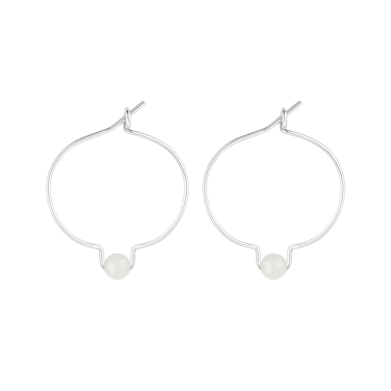 Boucles d'oreilles pierre de lune & arg