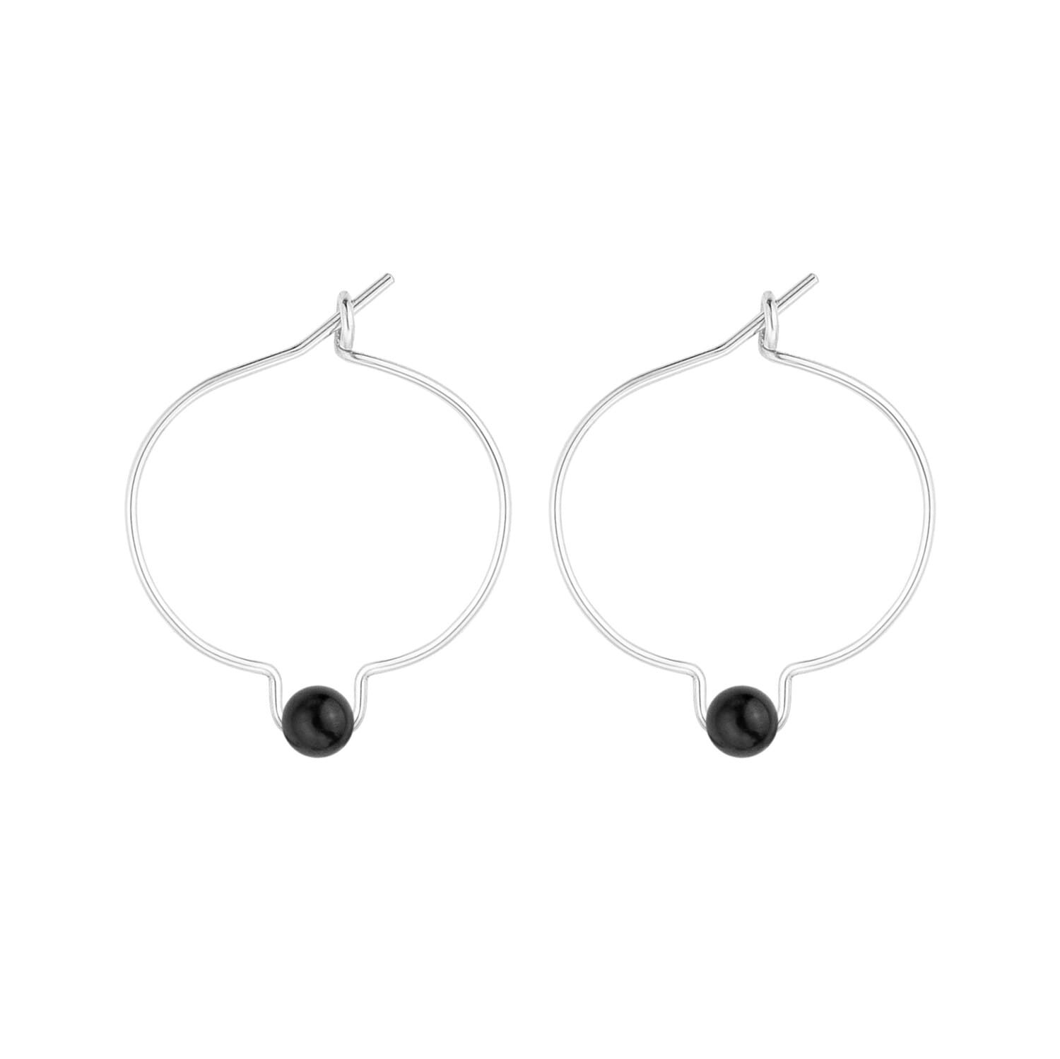 Boucles d'oreilles tourmaline & argent