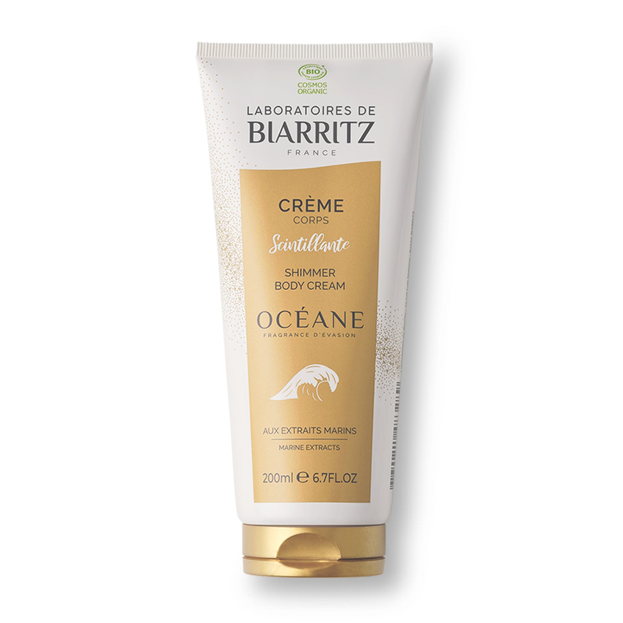 Crème corps scintillante océane bio