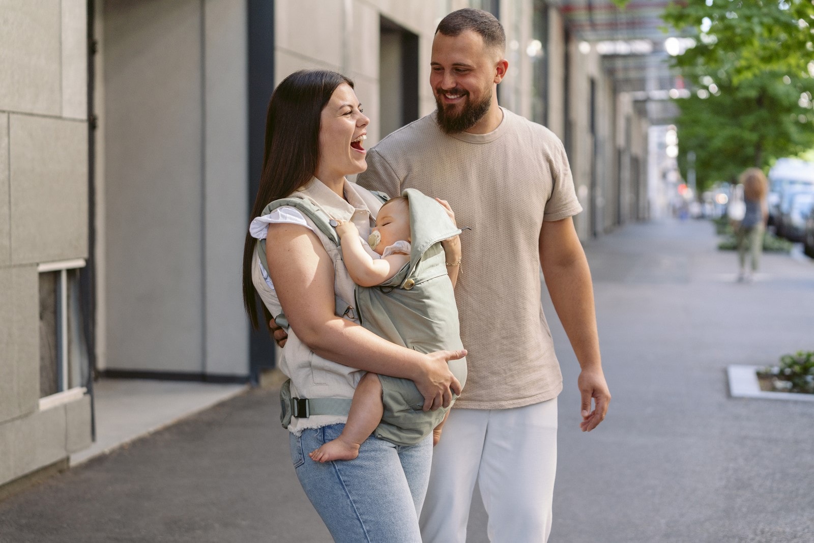 Porte-bébé évolutif moov & boost vert Vert