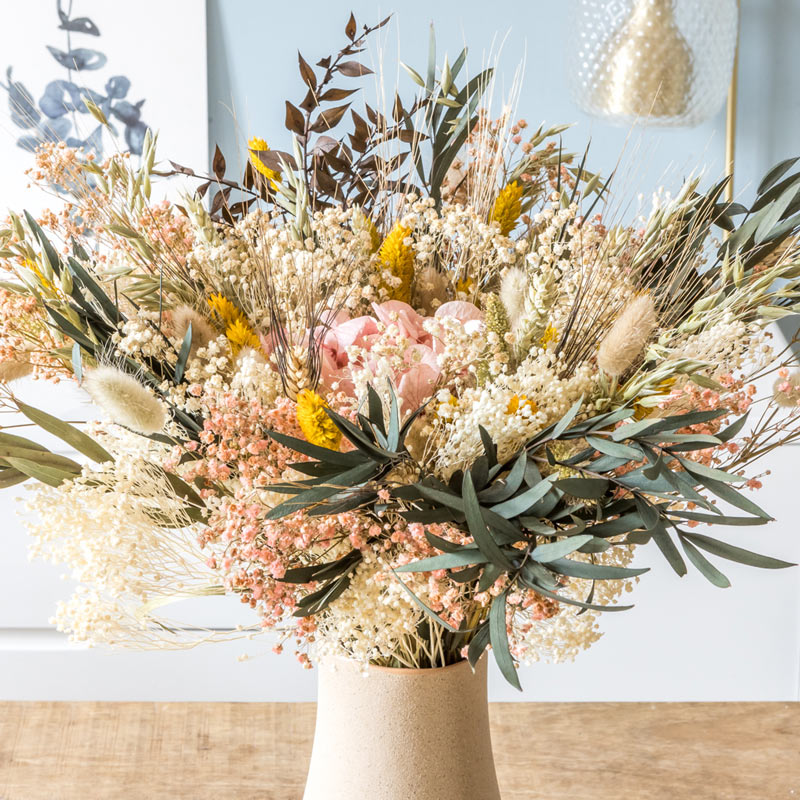 Bouquet de fleurs séchées emma m