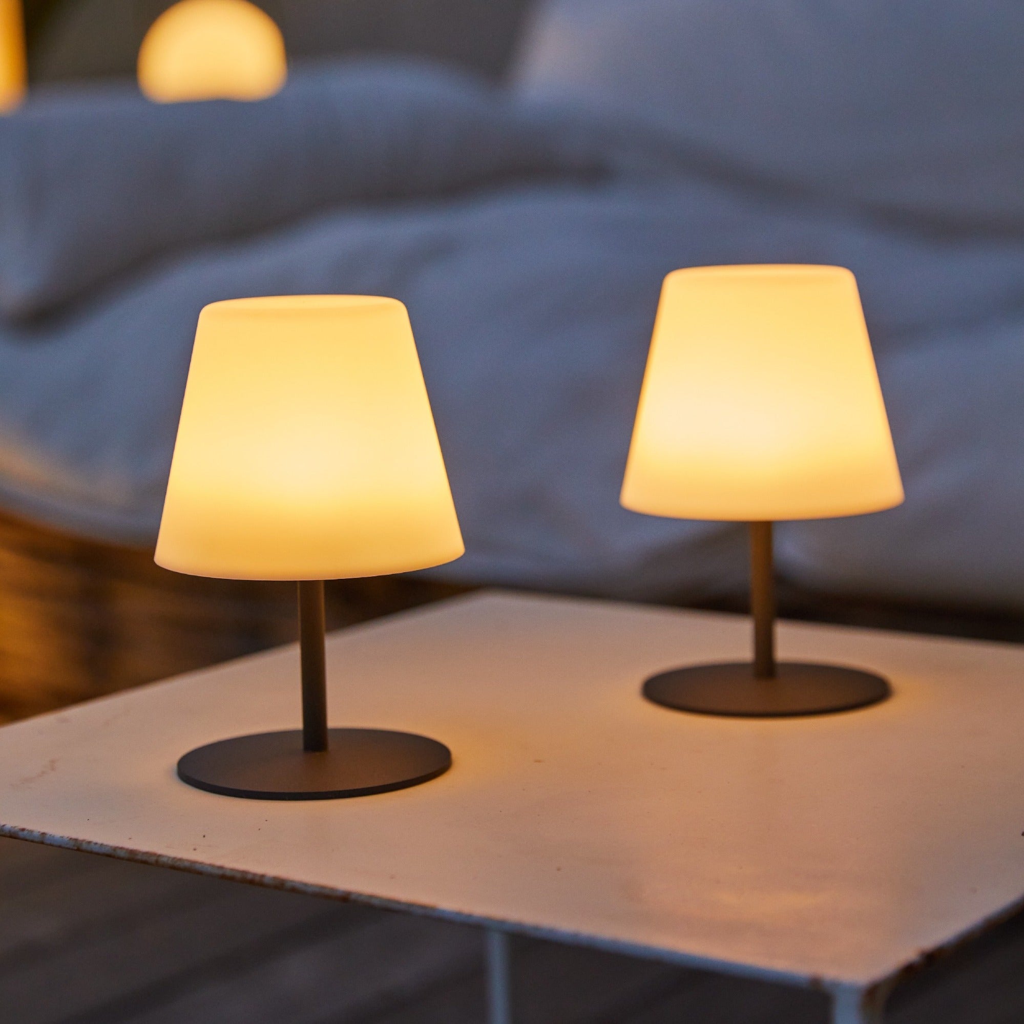 4 lampe de table 4x standy mini rock