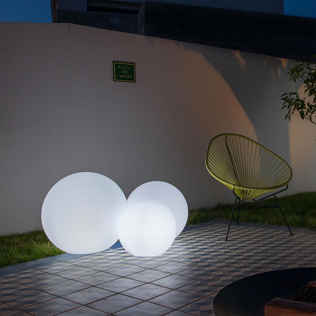 Boule lumineuse filaire bobby