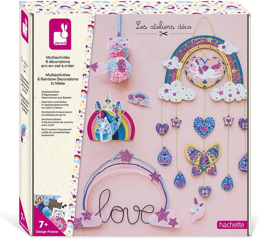 Coffret multi-activités arc-en-ciel