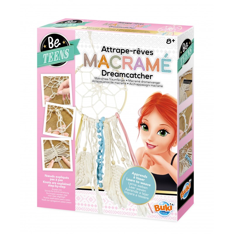 Kit créatif - attrape-rêves macramé