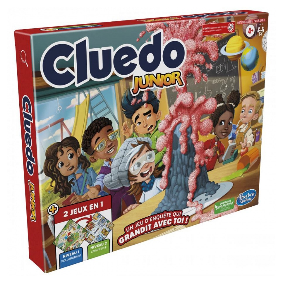 Cluedo junior 2 en 1 - jeu de societe