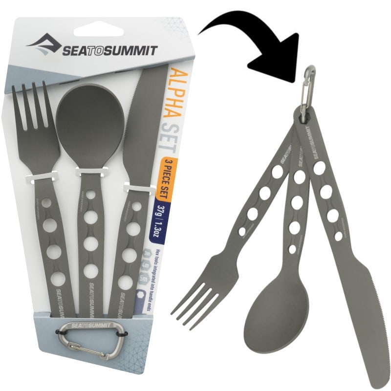 Kit de couverts sea to summit alpha set