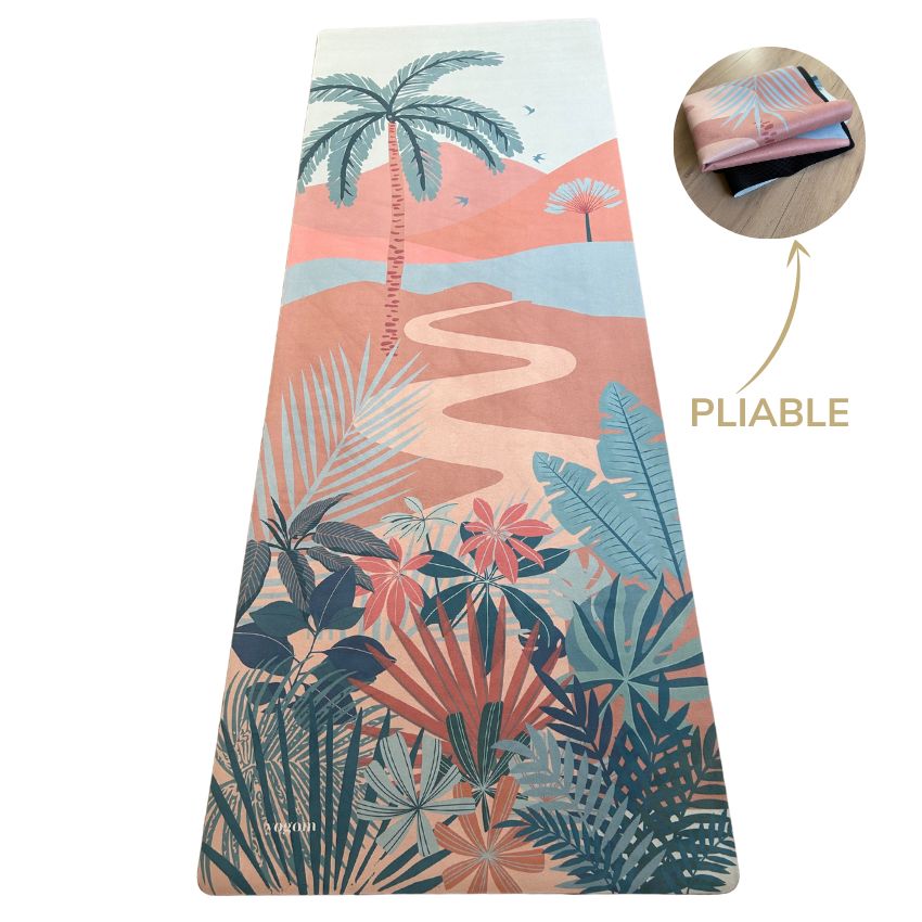 Tapis de yoga voyage desert