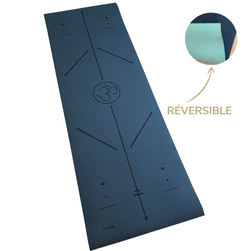 Tapis de yoga épais yomad om 6 mm