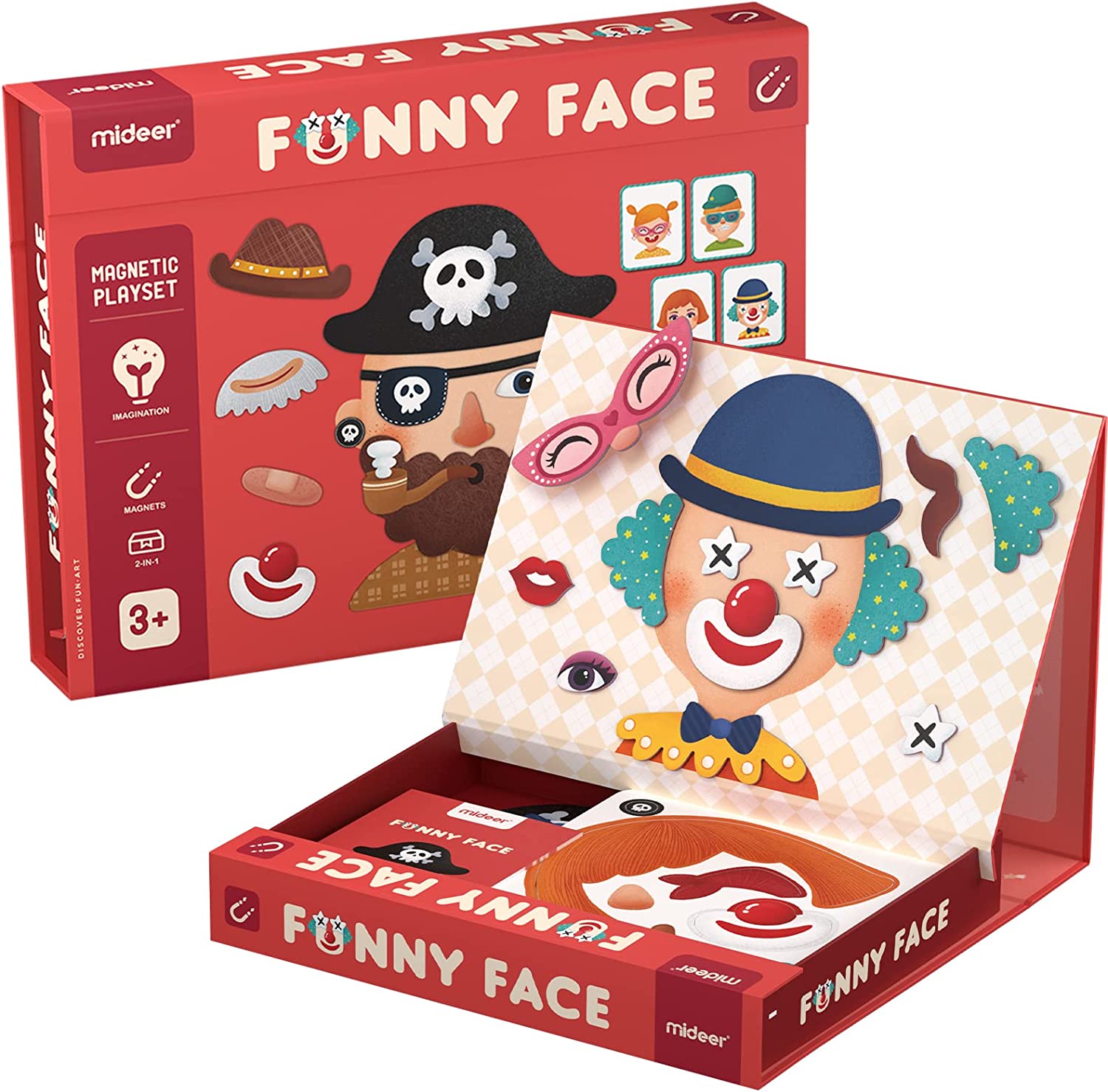 Coffret magnétique funny face 56 pcs