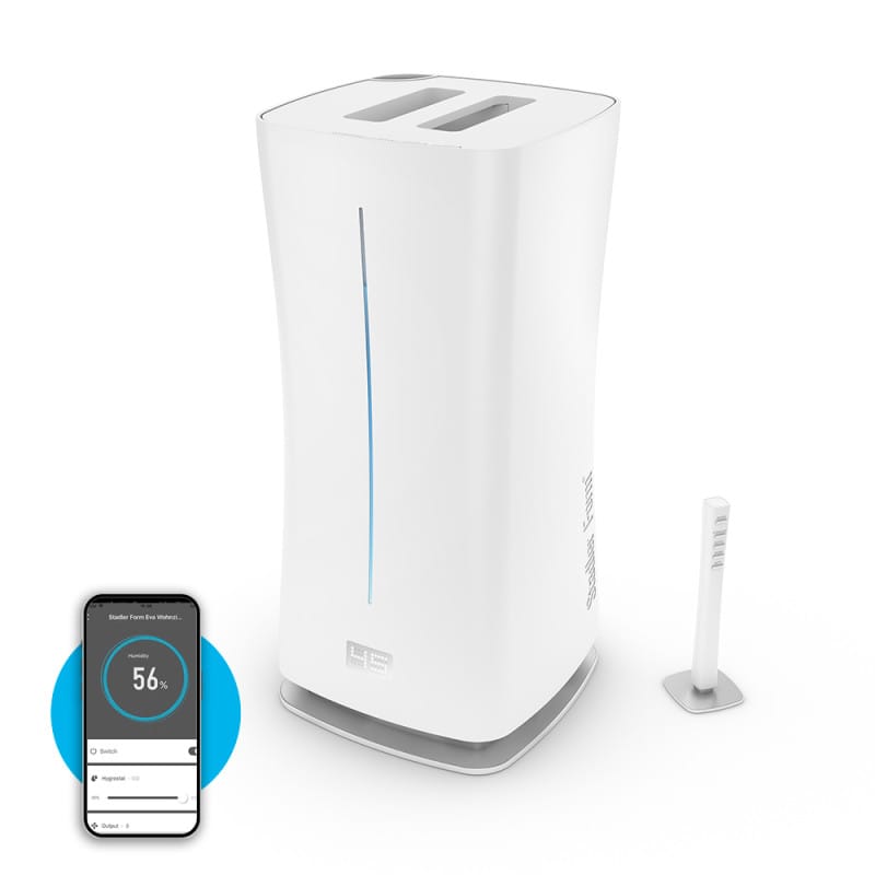 Humidificateur connecté eva blanc