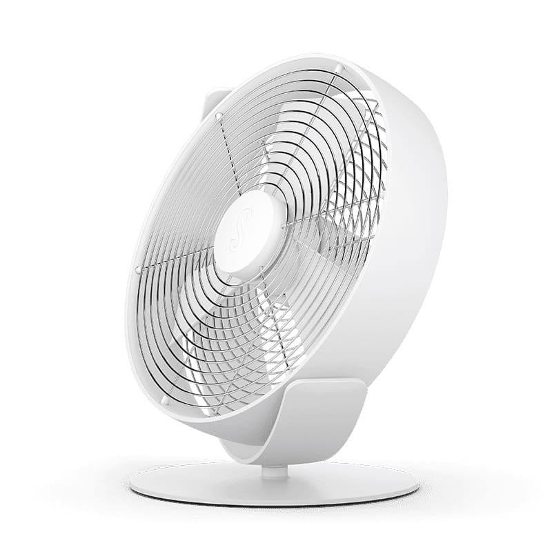 Ventilateur de table tim blanc