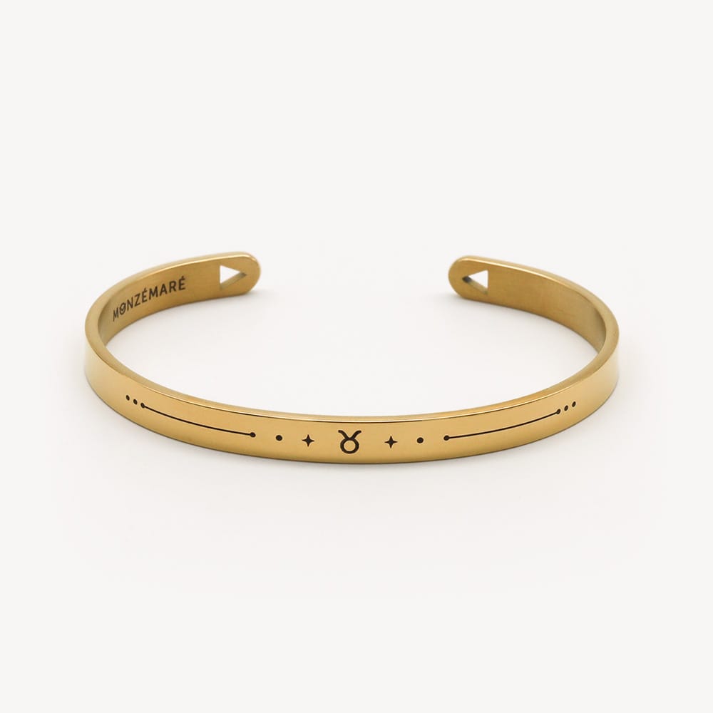 Bracelet homme taureau jonc zodiaque