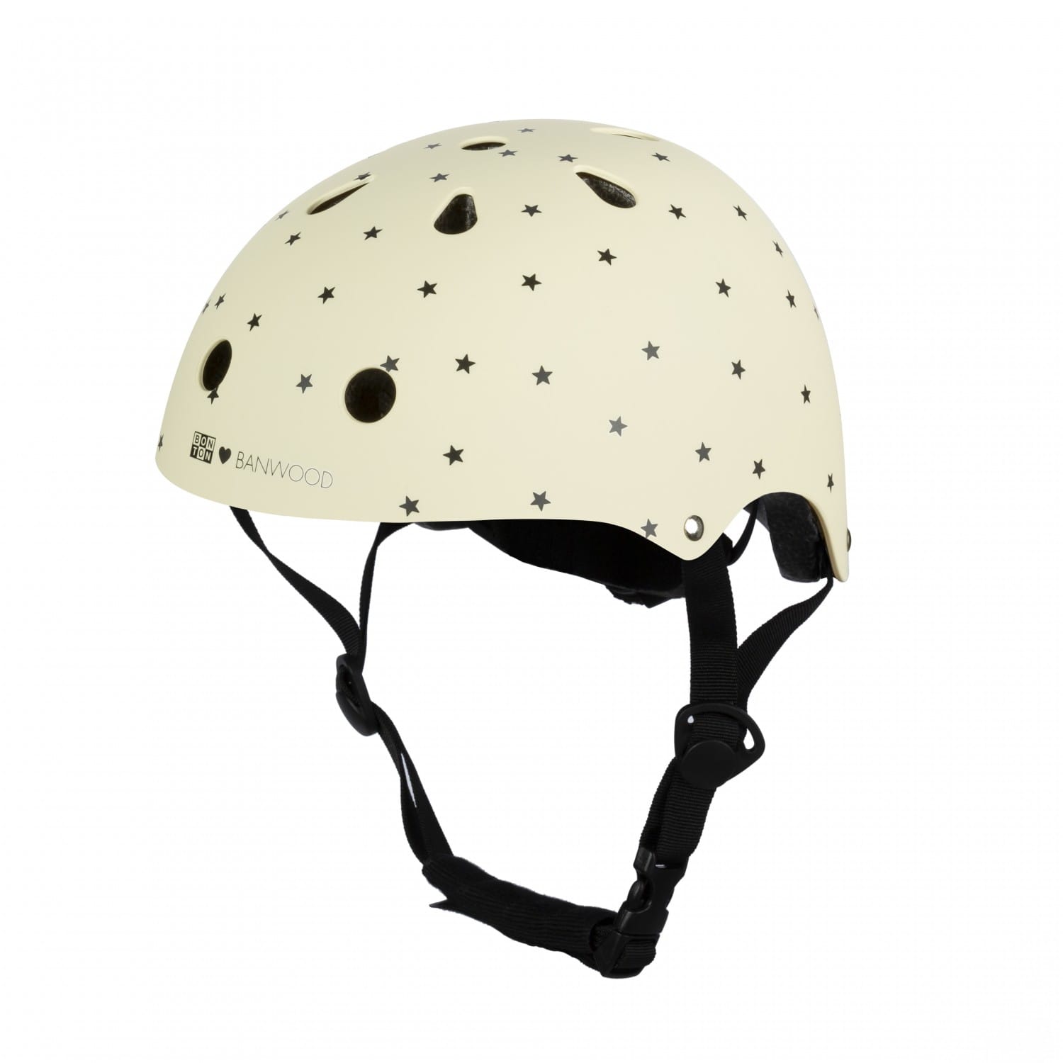 Banwood casque bonton crème