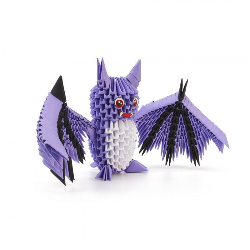 Chauve-souris en origami 3d - taille l