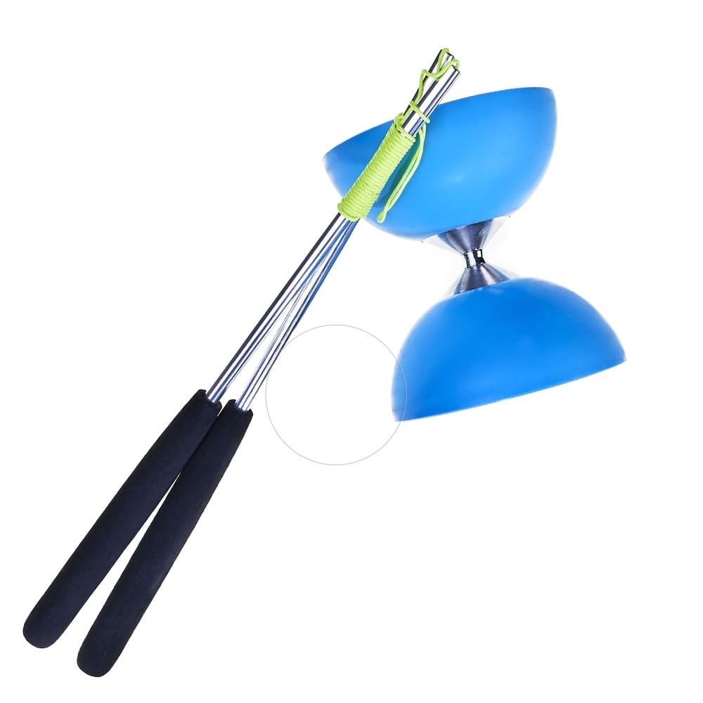 Set de diabolo et baguettes turquoise