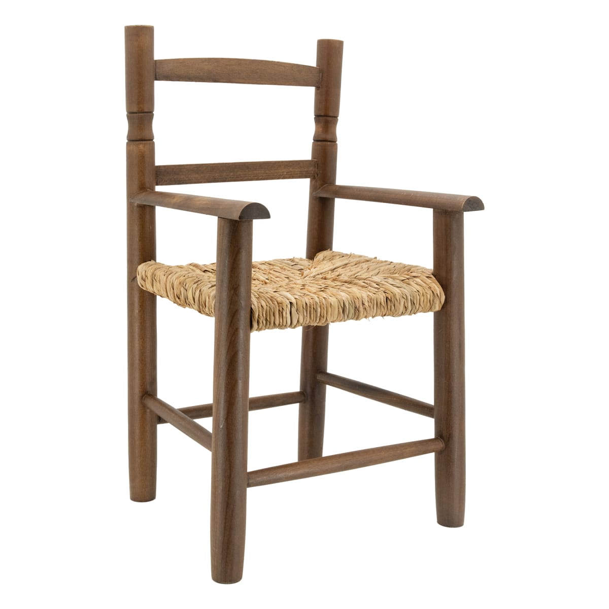 Fauteuil enfant en bois de hêtre marron