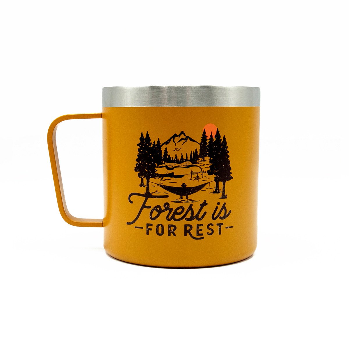 Mug isotherme beaver moutarde