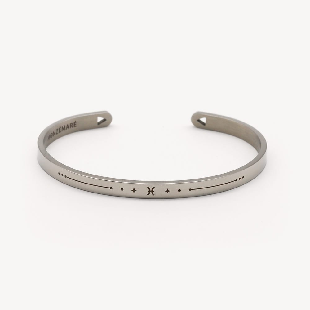 Bracelet femme poisson jonc zodiaque