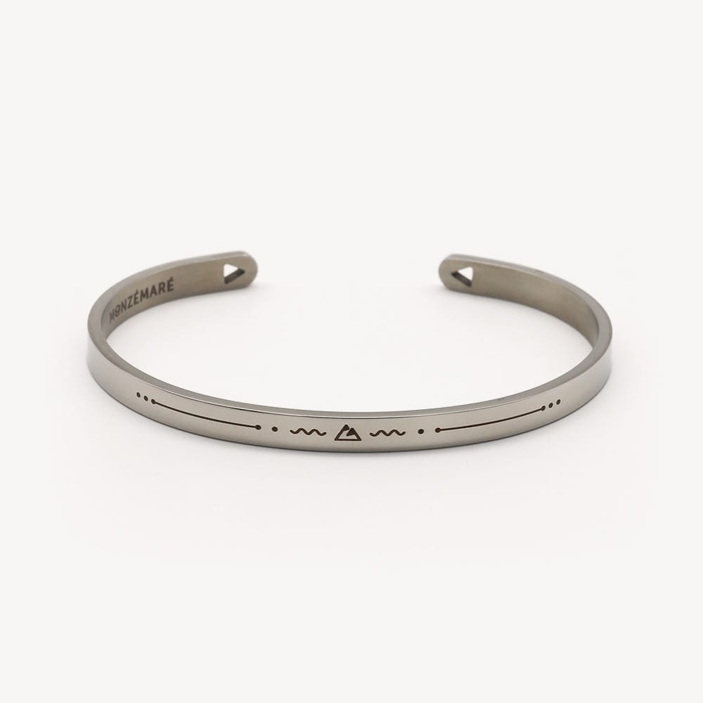 Bracelet jonc femme - escalade montagne