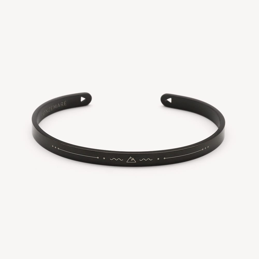 Bracelet jonc femme - escalade montagne