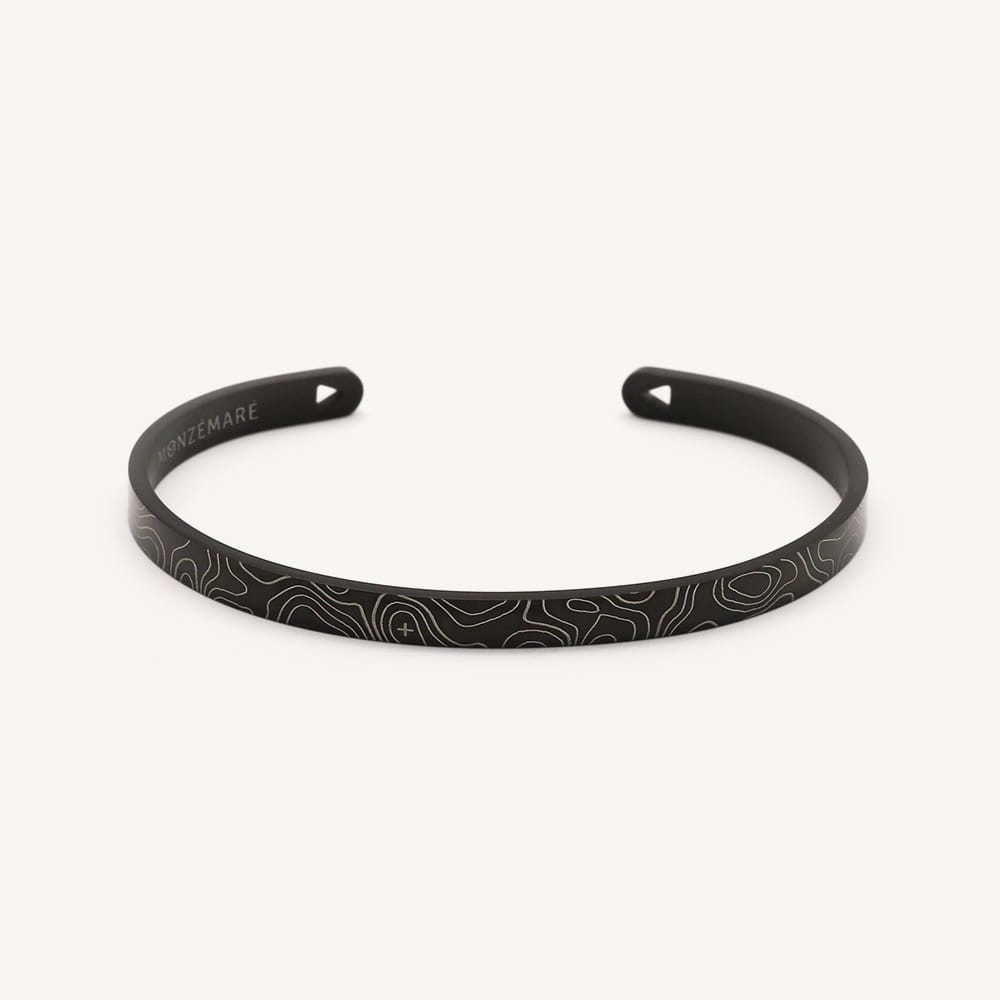 Bracelet jonc femme - topo - randonnée