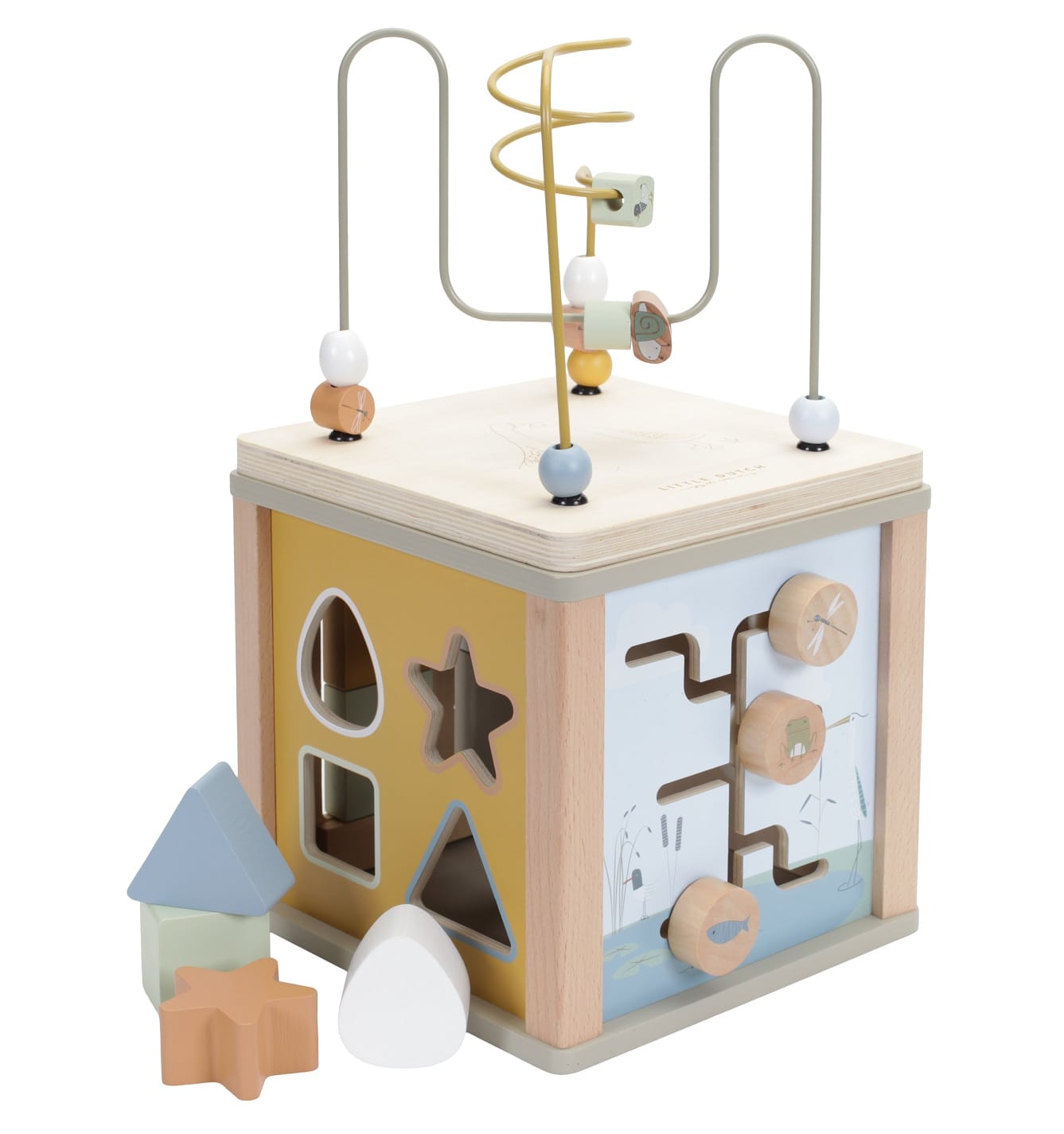 Cube d'activités en bois little goose