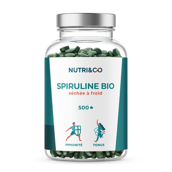 Spiruline bio - 500 comprimés vegan