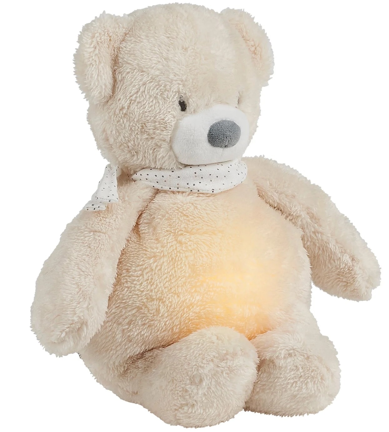 Veilleuse peluche ours beige sleepy