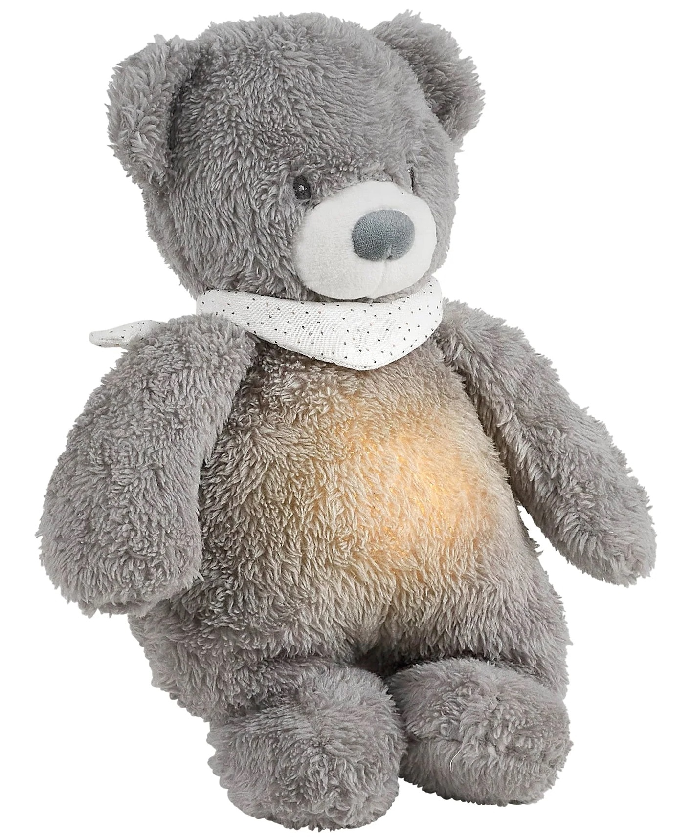 Veilleuse peluche ours gris sleepy